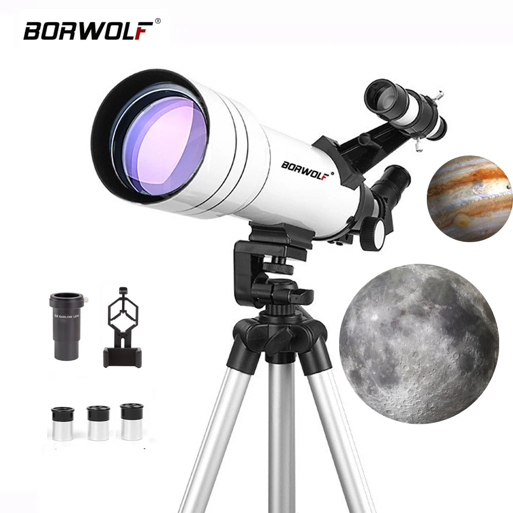 Borwolf 40070 HD Telescope – 333x Zoom