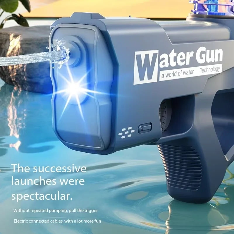 New Children Electric Water Guns Powerful Squirt Automatic Full Automatic Water Guns Summer Outdoor Beach Toys For Kids Gifts