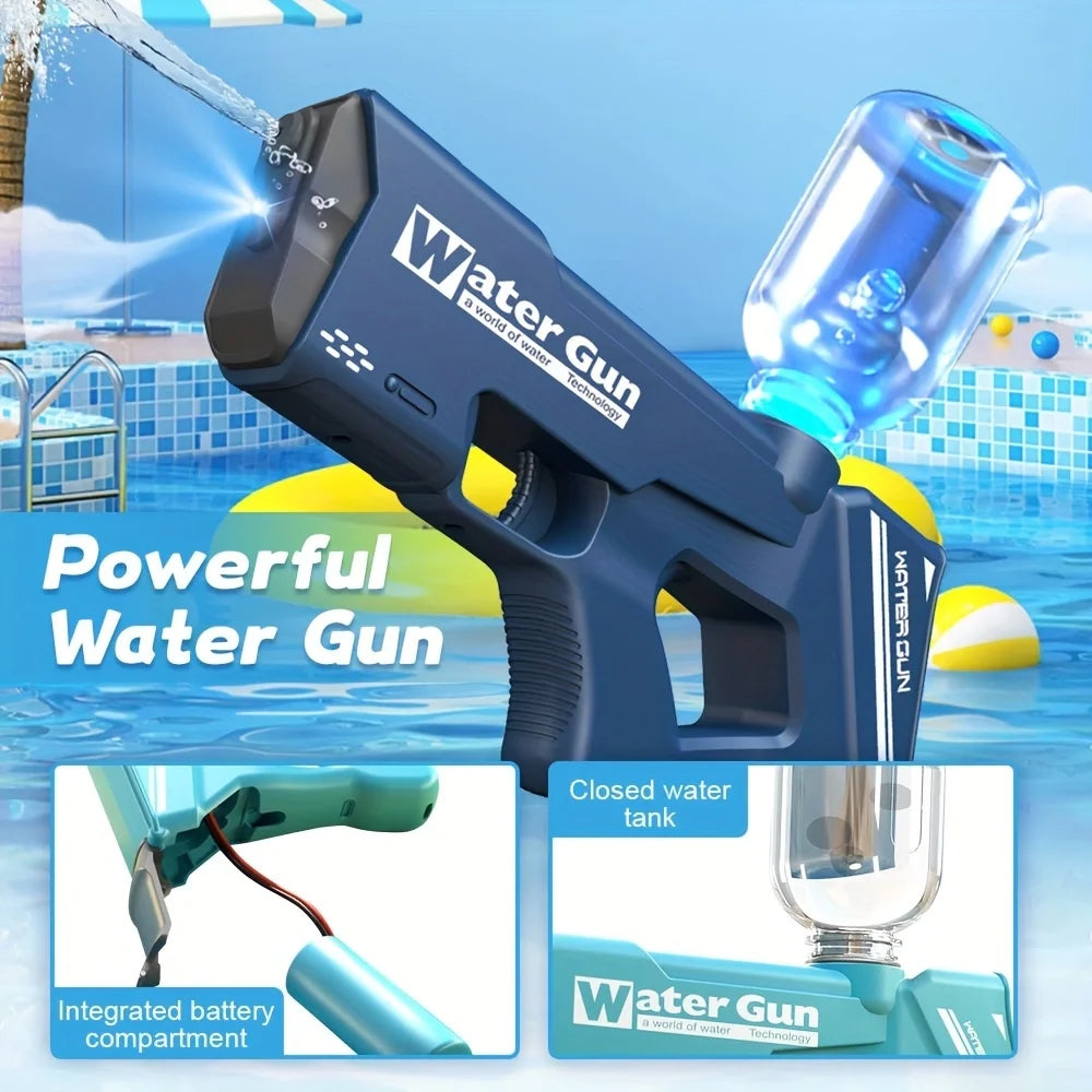 New Children Electric Water Guns Powerful Squirt Automatic Full Automatic Water Guns Summer Outdoor Beach Toys For Kids Gifts