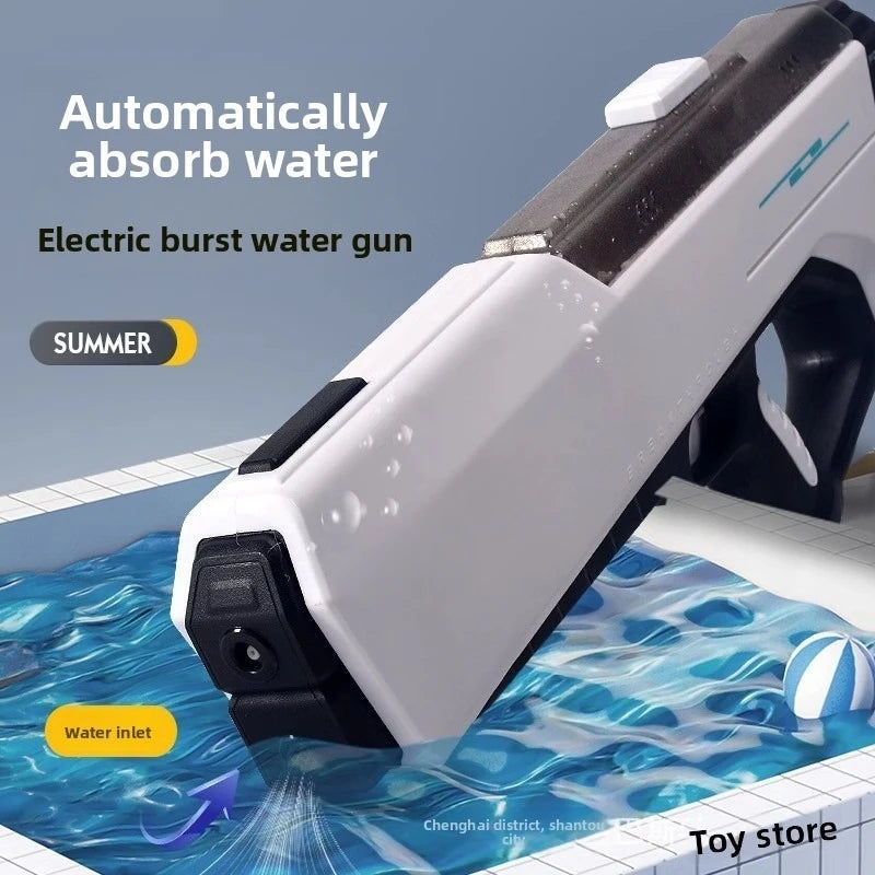 Automatically Water High Pressure Electric Water Gun Toys for Kids Summer Outdoor Pool Fight Games Children Water Toys Gift