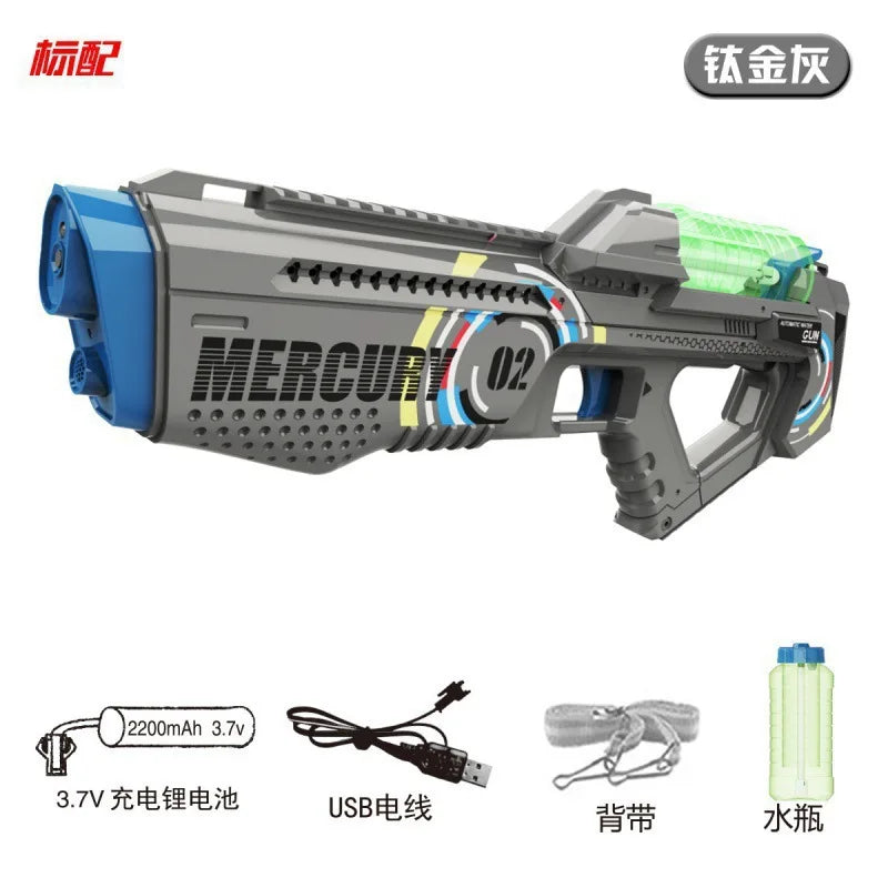 Automatically Water High Pressure Electric Water Gun Toys for Kids Summer Outdoor Pool Fight Games Children Water Toys Gift