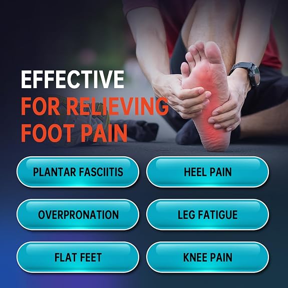 Podiatrist Recommended Orthotic Insoles - Plantar Fasciitis & Arch Support