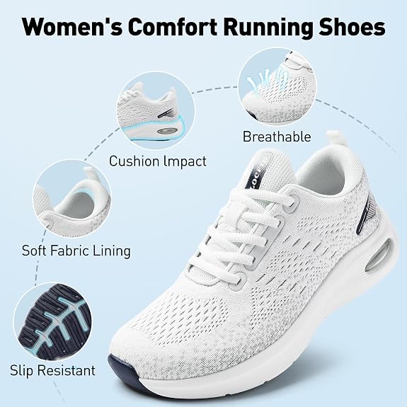 Women's Comfort Orthopedic Running Shoes - Breathable Air Cushion