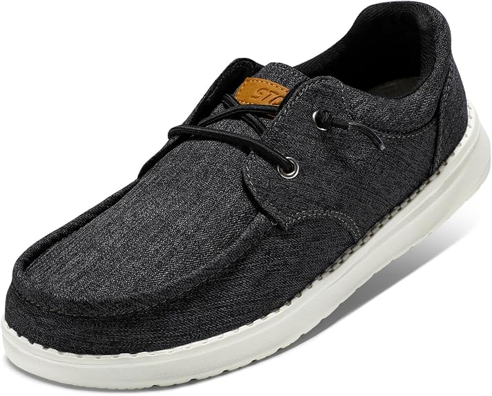 STQ Womens Slip On Loafers Arch Support Boat Casual Shoes | Lightweight, Travel, Teacher Shoe, Standing All Day