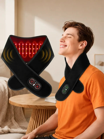 NeckReset™ — Heated Red-Light Neck Wrap