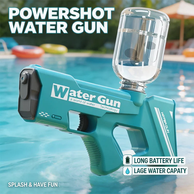 New Children Electric Water Guns Powerful Squirt Automatic Full Automatic Water Guns Summer Outdoor Beach Toys For Kids Gifts