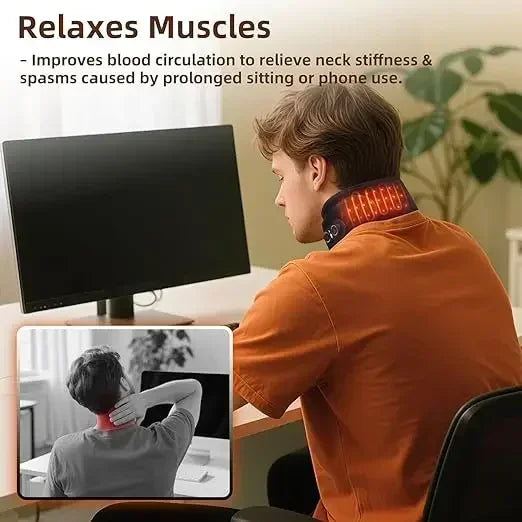 NeckReset™ — Heated Red-Light Neck Wrap
