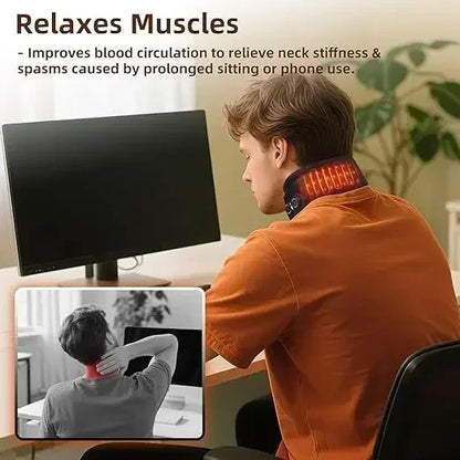 NeckReset™ — Heated Red-Light Neck Wrap