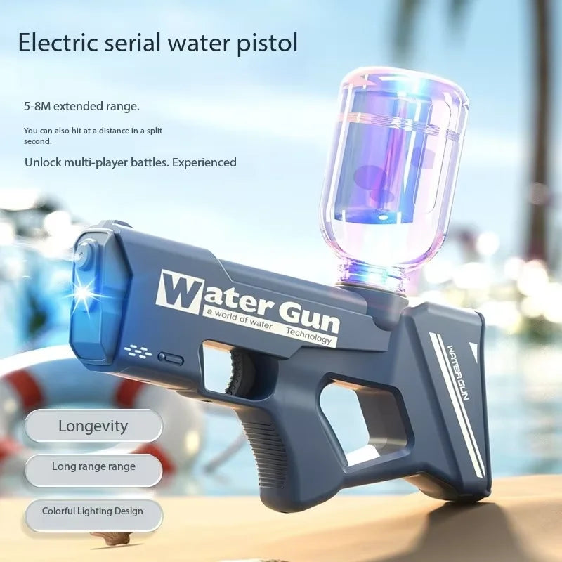 New Children Electric Water Guns Powerful Squirt Automatic Full Automatic Water Guns Summer Outdoor Beach Toys For Kids Gifts