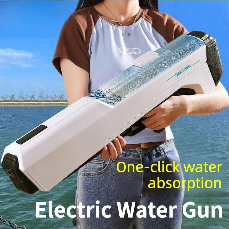 Automatically Water High Pressure Electric Water Gun Toys for Kids Summer Outdoor Pool Fight Games Children Water Toys Gift