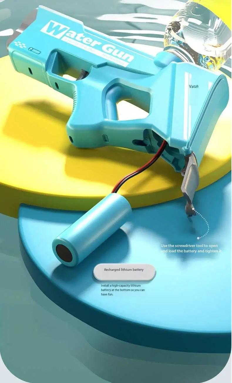 New Children Electric Water Guns Powerful Squirt Automatic Full Automatic Water Guns Summer Outdoor Beach Toys For Kids Gifts