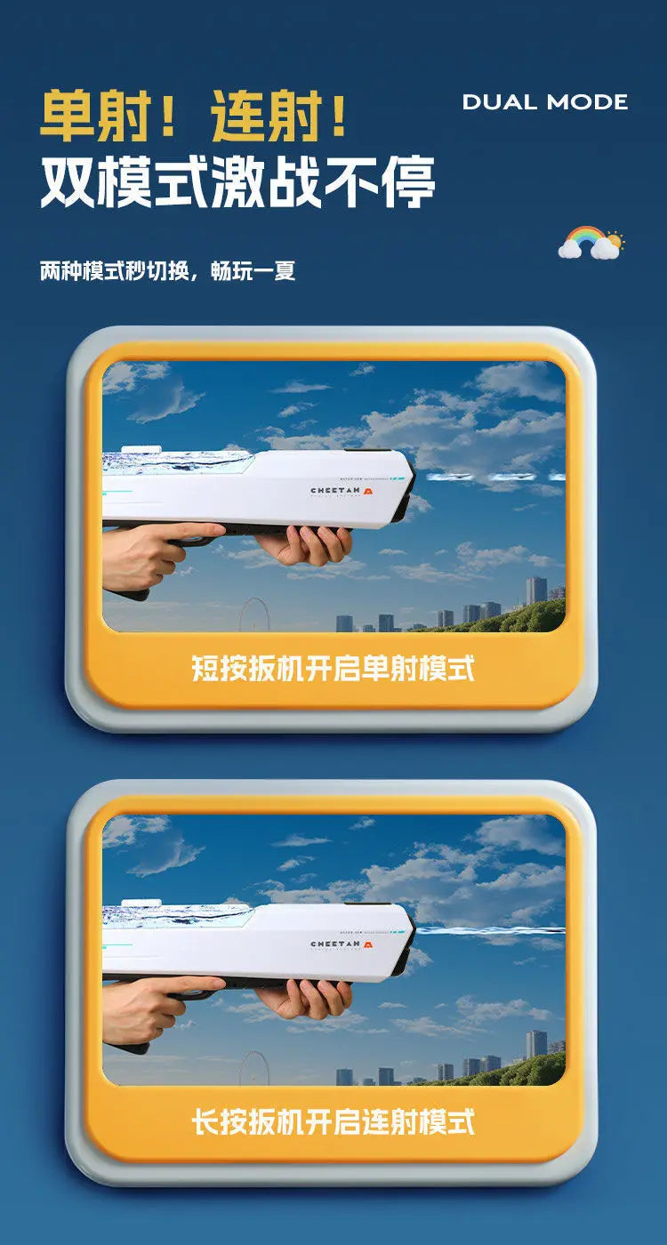 Automatically Water High Pressure Electric Water Gun Toys for Kids Summer Outdoor Pool Fight Games Children Water Toys Gift