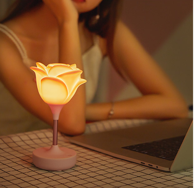 Rose Flower Led Table Lamp